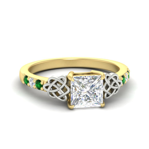 princess-cut-celtic-emerald-two-tone-engagement-ring-in-yellow-gold-fdens2255prrgemgrsleep-nl-yg.jpg