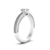 Load image into Gallery viewer, princess-cut-celtic-engraved-solitaire-ring-in-white-gold-fdenr8544prrangle2-nl-wg
