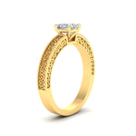 Load image into Gallery viewer, princess-cut-celtic-engraved-solitaire-ring-in-yellow-gold-fdenr8544prrangle2-nl-yg
