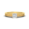 Load image into Gallery viewer, princess-cut-celtic-engraved-solitaire-ring-in-yellow-gold-fdenr8544prrsleep-nl-yg