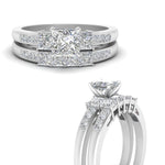 Load image into Gallery viewer, princess-cut-channel-three-stone-diamond-engagement-ring-in-white-gold-FDENS205PR-NL-WG.jpg
