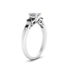 Load image into Gallery viewer, princess-cut-channel-three-stone-diamond-engagement-ring-with-black-diamond-in-white-gold-FDENS205PRRGBLACK-NL-WG.jpg
