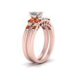 Load image into Gallery viewer, princess-cut-channel-three-stone-diamond-engagement-ring-with-orange-sapphire-in-rose-gold-FDENS205PRGSAOR-NL-RG.jpg
