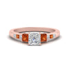 Load image into Gallery viewer, princess-cut-channel-three-stone-diamond-engagement-ring-with-orange-sapphire-in-rose-gold-FDENS205PRRGSAOR-NL-RG.jpg