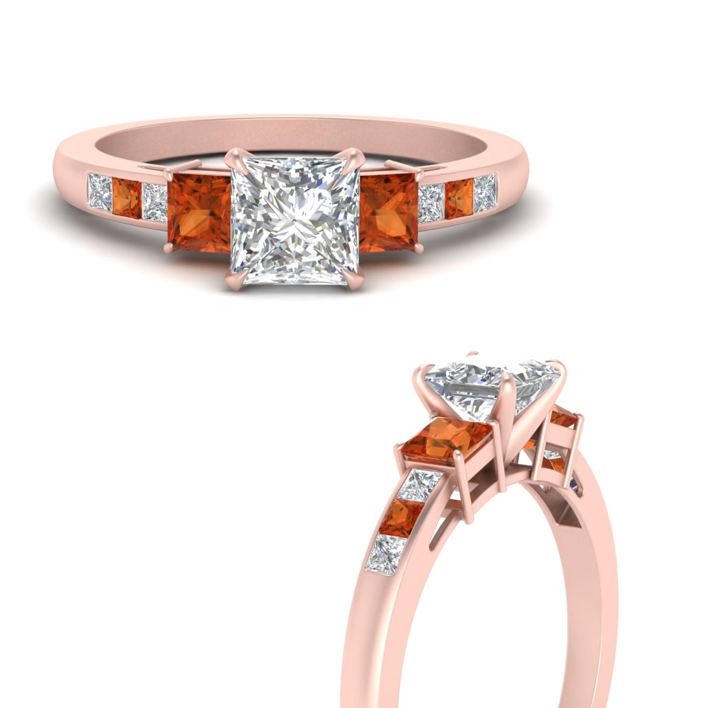princess-cut-channel-three-stone-diamond-engagement-ring-with-orange-sapphire-in-rose-gold-FDENS205PRRGSAOR-NL-RG.jpg