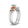 Load image into Gallery viewer, princess-cut-channel-three-stone-diamond-engagement-ring-with-orange-sapphire-in-white-gold-FDENS205PRGSAOR-NL-WG.jpg