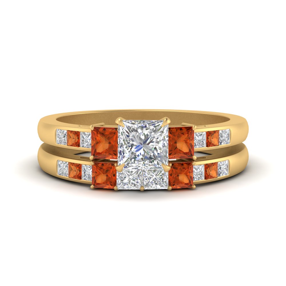 princess-cut-channel-three-stone-diamond-engagement-ring-with-orange-sapphire-in-yellow-gold-FDENS205PRGSAOR-NL-YG.jpg