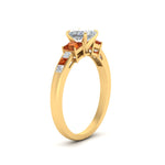 Load image into Gallery viewer, princess-cut-channel-three-stone-diamond-engagement-ring-with-orange-sapphire-in-yellow-gold-FDENS205PRRGSAOR-NL-YG.jpg
