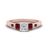 Load image into Gallery viewer, princess-cut-channel-three-stone-diamond-engagement-ring-with-ruby-in-rose-gold-FDENS205PRRGRUDR-NL-RG.jpg