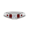 Load image into Gallery viewer, princess-cut-channel-three-stone-diamond-engagement-ring-with-ruby-in-white-gold-FDENS205PRRGRUDR-NL-WG.jpg