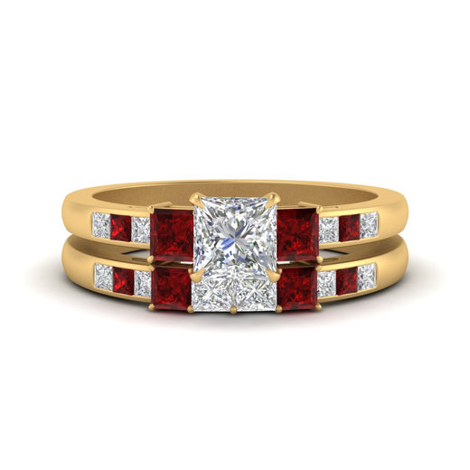 princess-cut-channel-three-stone-diamond-engagement-ring-with-ruby-in-yellow-gold-FDENS205PRGRUDR-NL-YG.jpg