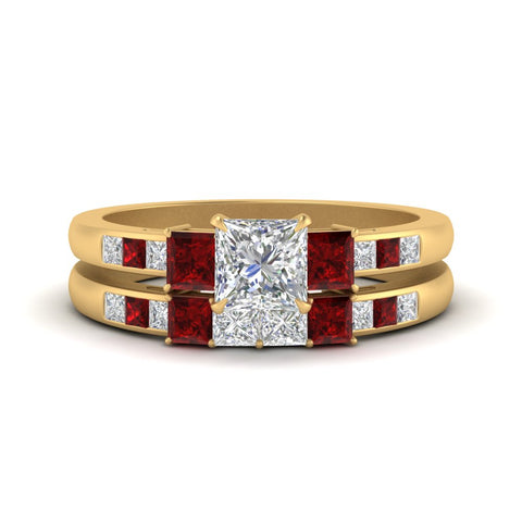 princess-cut-channel-three-stone-diamond-engagement-ring-with-ruby-in-yellow-gold-FDENS205PRGRUDR-NL-YG.jpg