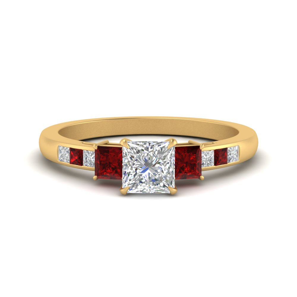 princess-cut-channel-three-stone-diamond-engagement-ring-with-ruby-in-yellow-gold-FDENS205PRRGRUDR-NL-YG.jpg
