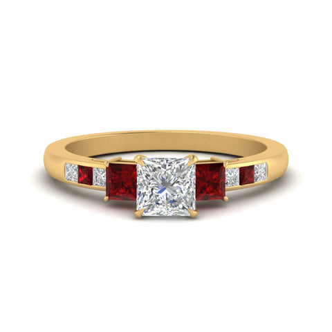 princess-cut-channel-three-stone-diamond-engagement-ring-with-ruby-in-yellow-gold-FDENS205PRRGRUDR-NL-YG.jpg