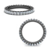 Load image into Gallery viewer, princess-cut-classic-2-ct.-diamond-eternity-wedding-band-in-black-gold-FD123391PR_2.0MM_ANGLE3-NL-BG