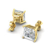 Load image into Gallery viewer, princess-cut-diamond-10-carat-stud-earring-in-yellow-gold-FDEAR10411PRANGLE3-10.00CT-NL-YG.jpg?v=1763113297