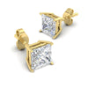 Load image into Gallery viewer, princess-cut-diamond-10-carat-stud-earring-in-yellow-gold-FDEAR10411PRANGLE5-10.00CT-NL-YG.jpg?v=1763113297