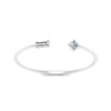 Load image into Gallery viewer, Princess Cut And Baguette Stacking Thin Ring