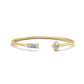 Thumbnail 39 - Princess Cut And Baguette Stacking Thin Ring