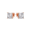 Load image into Gallery viewer, princess-cut-diamond-basket-stud-earring-3-carat-in-rose-gold-FDEAR-10411PR-3.00CT-NL-RG.jpg?v=1763113297