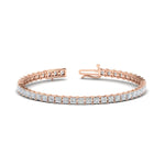 Load image into Gallery viewer, Princess Cut Basket Tennis 9 Ct Bracelet
