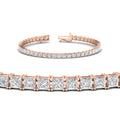 Thumbnail 1 - princess-cut-diamond-basket-tennis-9-ct.-bracelet-in-rose-gold-FDBRC10450PRANGLE2-9.00CT-NL-RG_b050bfd9-08ee-4ec7-bdb5-01465291c132