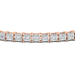 Load image into Gallery viewer, Princess Cut Basket Tennis 9 Ct Bracelet

