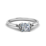 Load image into Gallery viewer, princess-cut-diamond-celtic-solitaire-ring-in-white-gold-FD8541PRR-NL-WG?v=1758624165
