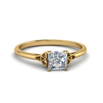 Load image into Gallery viewer, princess-cut-diamond-celtic-solitaire-ring-in-yellow-gold-FD8541PRR-NL-YG?v=1758624165

