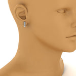 Load image into Gallery viewer, princess-cut-diamond-charismatic-hoops-earrings-in-14K-white-gold-FDEAR1018-WG
