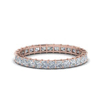 Load image into Gallery viewer, princess-cut-diamond-eternity-ring-1.50-carat-in-rose-gold-FDEWB8675PR-1.50CT-NL-RG
