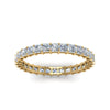 Load image into Gallery viewer, princess-cut-diamond-eternity-ring-1.50-carat-in-yellow-gold-FDEWB8675PR-1.50CTANGLE5-NL-YG