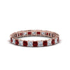 Load image into Gallery viewer, princess-cut-diamond-eternity-ring-1.50-carat-with-ruby-in-rose-gold-FDEWB8675PR-1.50CTGRUDR-NL-RG