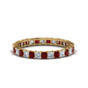 Load image into Gallery viewer, princess-cut-diamond-eternity-ring-1.50-carat-with-ruby-in-yellow-gold-FDEWB8675PR-1.50CTGRUDR-NL-YG