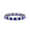 Load image into Gallery viewer, princess-cut-diamond-eternity-ring-1.50-carat-with-sapphire-in-white-gold-FDEWB8675PR-1.50CTGSABL-NL-WG