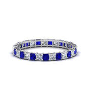 princess-cut-diamond-eternity-ring-1.50-carat-with-sapphire-in-white-gold-FDEWB8675PR-1.50CTGSABL-NL-WG