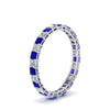 Load image into Gallery viewer, princess-cut-diamond-eternity-ring-1.50-carat-with-sapphire-in-white-gold-FDEWB8675PR-1.50CTGSABLANGLE2-NL-WG