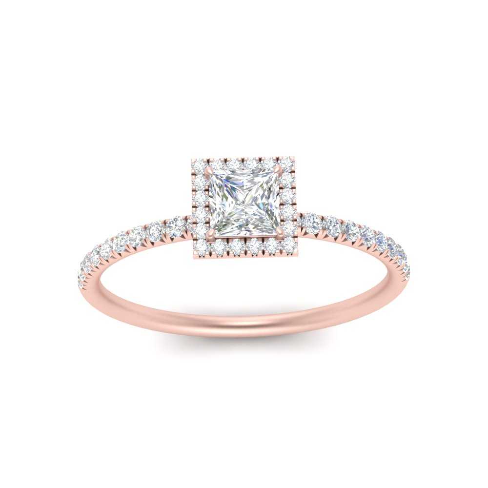 princess-cut-diamond-halo-petite-engagement-ring-in-rose-gold-FD8523PRRANGLE3-NL-RG