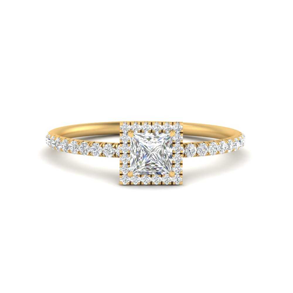 princess-cut-diamond-halo-petite-engagement-ring-in-yellow-gold-FD8523PRRANGLE3-NL-YG