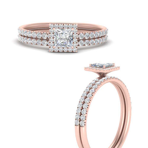 princess-cut-diamond-halo-wedding-ring-set-in-rose-gold-FD8523PR-NL-RG