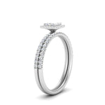 Load image into Gallery viewer, princess-cut-diamond-halo-wedding-ring-set-in-white-gold-FD8523PR-NL-WG
