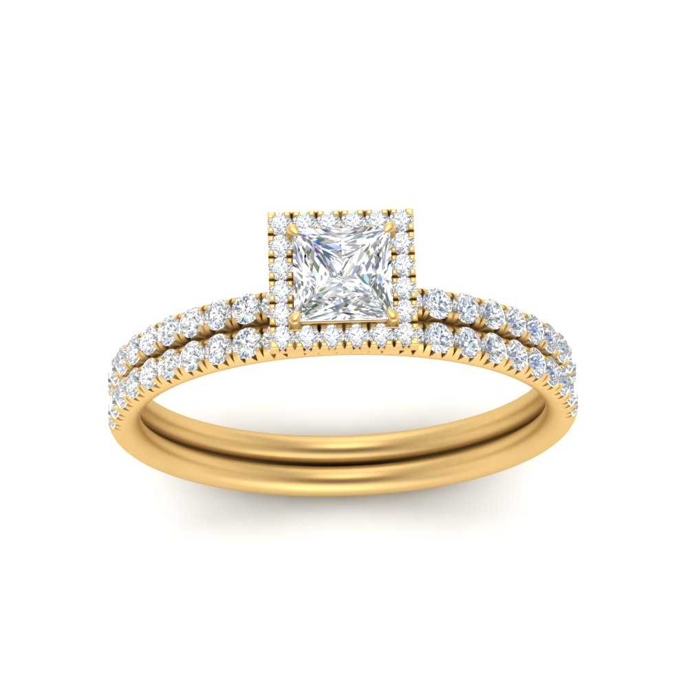 princess-cut-diamond-halo-wedding-ring-set-in-yellow-gold-FD8523PR-NL-YG