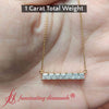 Load image into Gallery viewer, princess-cut-diamond-horizontal-bar-pendant-in-yellow-gold-fdpd8420-fancy-nl-yg
