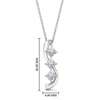 Load image into Gallery viewer, princess-cut-diamond-journey-three-stone-pendant-in-platinum-FDPD11479ANGLE1-NL-WG-HW