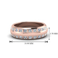 Thumbnail 2 - double-row-diamond-eternity-mens-engagement-ring
