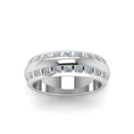 Load image into Gallery viewer, Double Row Diamond Eternity Mens Engagement Ring

