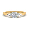 Load image into Gallery viewer, princess-cut-diamond-ring-with-tapered-baguettes-in-FD10590PRRANGLE3-NL-YG