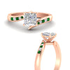 Load image into Gallery viewer, princess-cut-diamond-swirl-channel-set-emerald-wedding-ring-in-rose-gold-FDENS4028PRRGEMGRANGLE3-NL-RG.jpg?v=1754995971