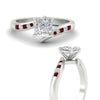 Load image into Gallery viewer, princess-cut-diamond-swirl-channel-set-ruby-wedding-ring-in-white-gold-FDENS4028PRRGRUDRANGLE3-NL-WG.jpg?v=1754995973