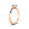 Load image into Gallery viewer, princess-cut-diamond-swirl-channel-set-sapphire-wedding-ring-in-rose-gold-FDENS4028PRRGSABLANGLE2-NL-RG.jpg?v=1754995969